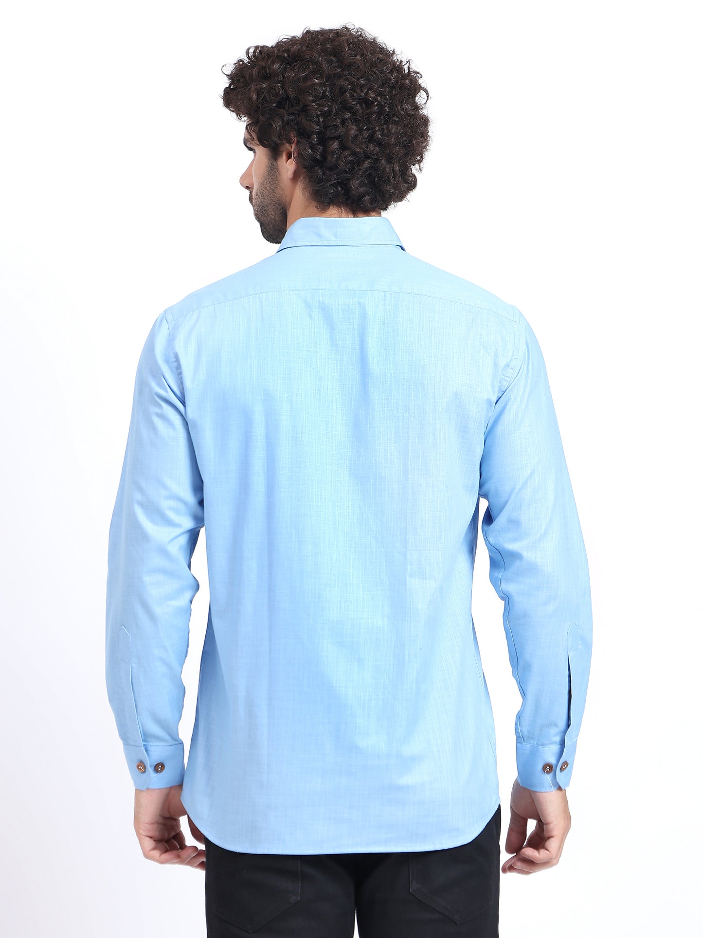 Light Blue formal Cotton Shirt